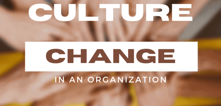 culture change in an organization