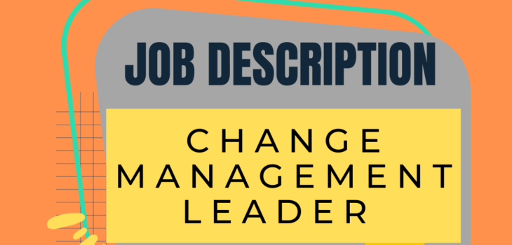 change management leader job description