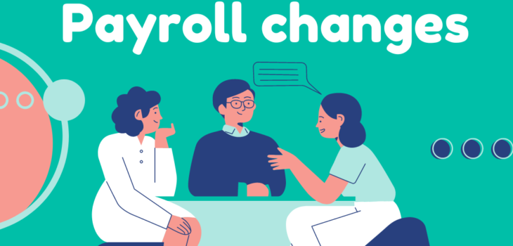 Communicating payroll changes to employees